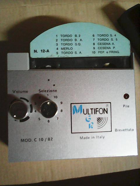 Vendo riproduttore Multifon C10