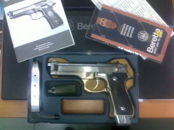 Vendo pistola Beretta 98 FS modello Stainless Golden. Il top della gamma!