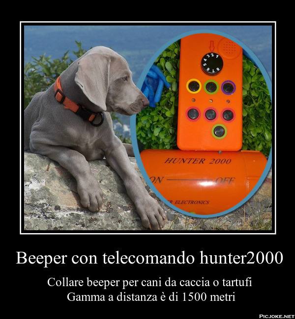 hunter2000  Beeper con telecomando