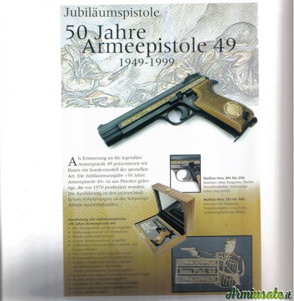 SIG P210 -50Jahre Armeepistole 1949-1999- cal.9x21