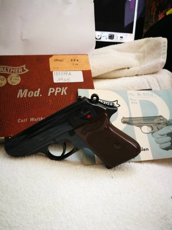 walther, walther ppk cal.9 corto,