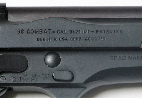 ART. 738 Beretta 98 COMBAT 9x21mm IMI