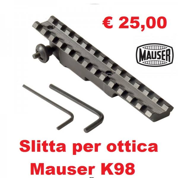 Basetta picatinny X Mauser K98 € 25,00