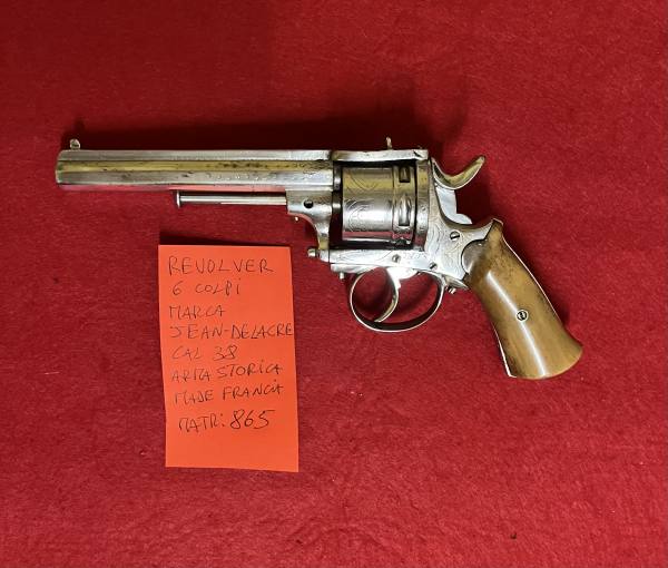 Pistola Revolver Jean-Delacre cal. 38