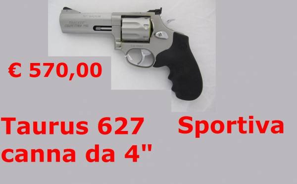 ARMA NUOVA - TAURUS 627 CANNA 4" SPORTIVA € 570,00