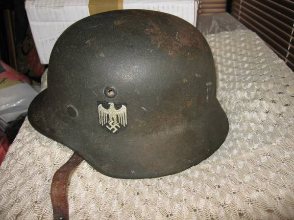 Original German WW2 Wehrmacht M42 Helmet