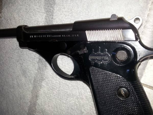 pistola beretta 70/71 22 lr con 2 canne