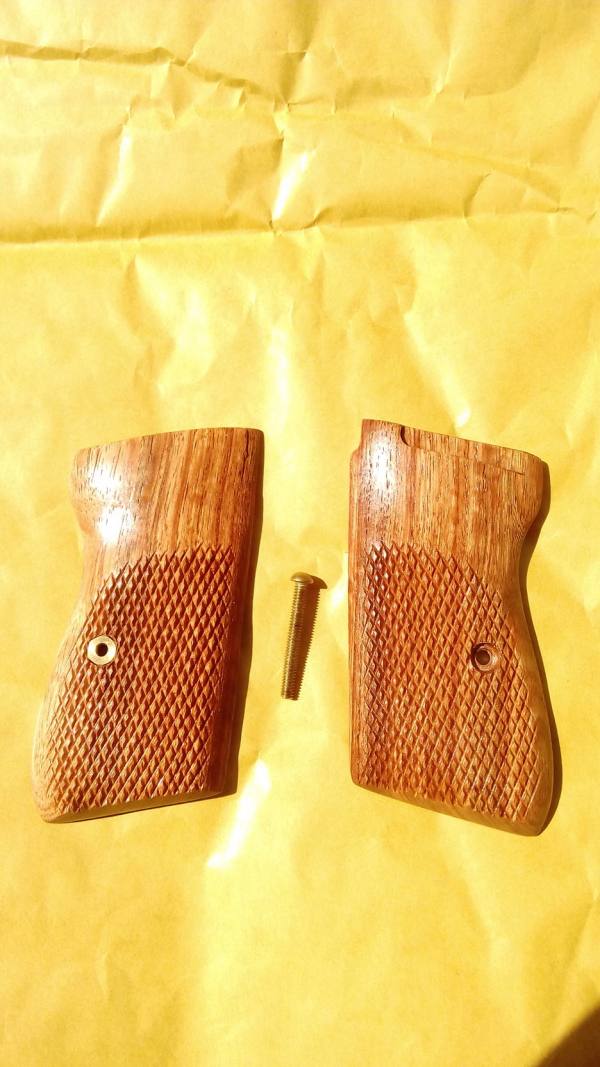 Guancette in legno x Walther PPK nuove