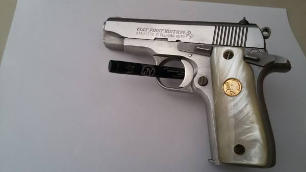 VENDO COLT FIRST EDITION STAINLESS STEEEL 380 AUTO