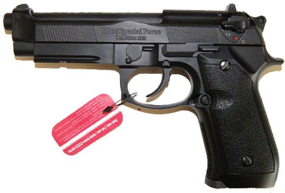 pistola scarrellante beretta B 92-6 MM GREENGAS