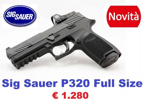 SIG-Sauer P320 Full Size 9x21mm