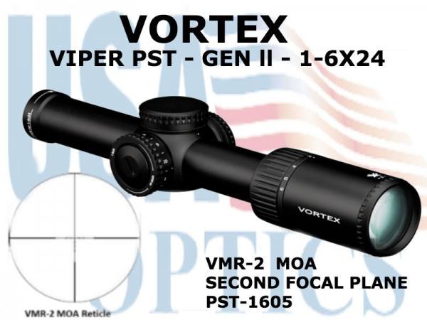 Vortex Viper PST Gen II 1-6x24 VRM-2 (MOA)