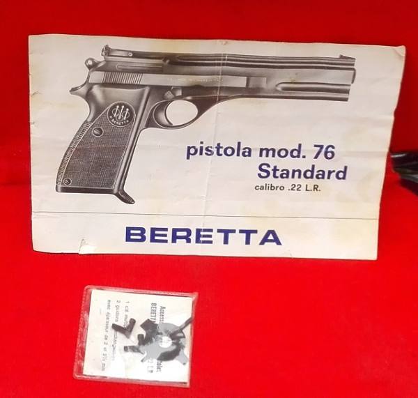 per Beretta 76 Manuale + mirini