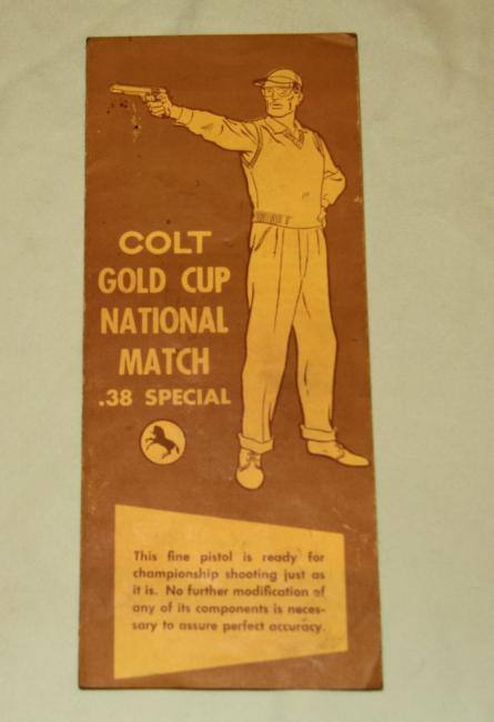 Manuale per Colt Gold Cup N.M. 38 Spl mid-range