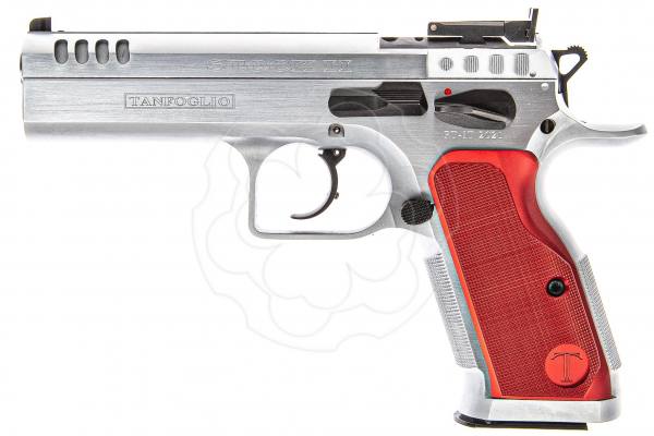 Pistola Semiuto Tanfoglio Stock II Optic 2021 Cromata cal. 9x21 (NUOVA)