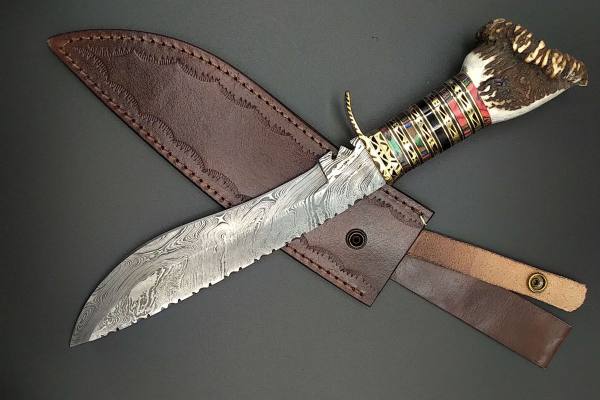 Kukri in acciaio damasco artigianale