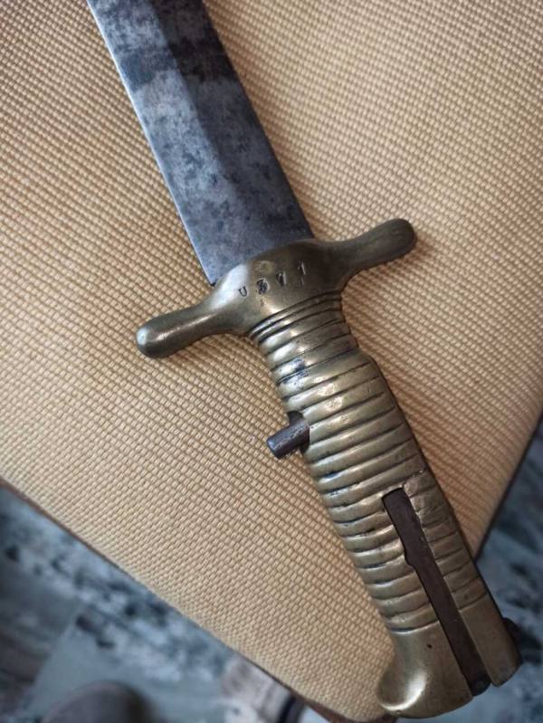 antica baionetta metà ottocento