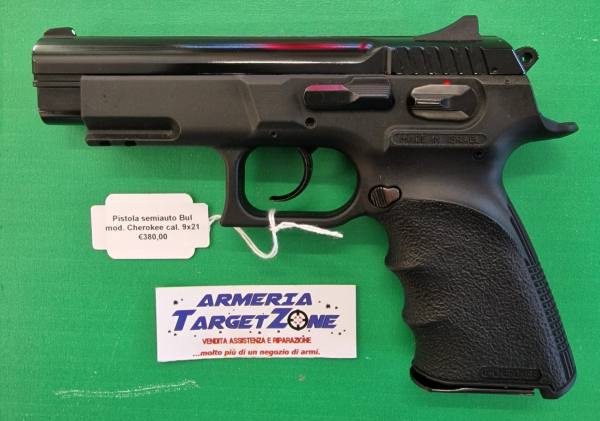 Pistola Semiauto Bul Cherokee cal 9x21 (usato pari al nuovo) Prezzo 380€