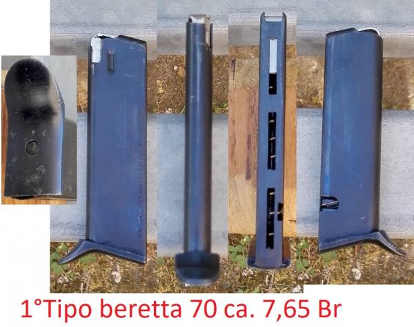 Caricatore 1 TIPO per Bereta mod.70 cal. 7,65 Br