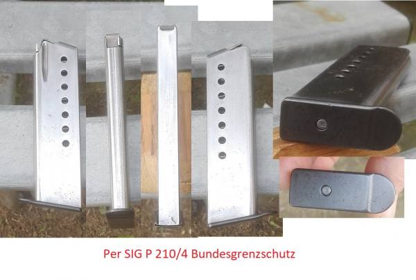 Caricatore Per SIG P 210/4 Bundesgrenzschutz