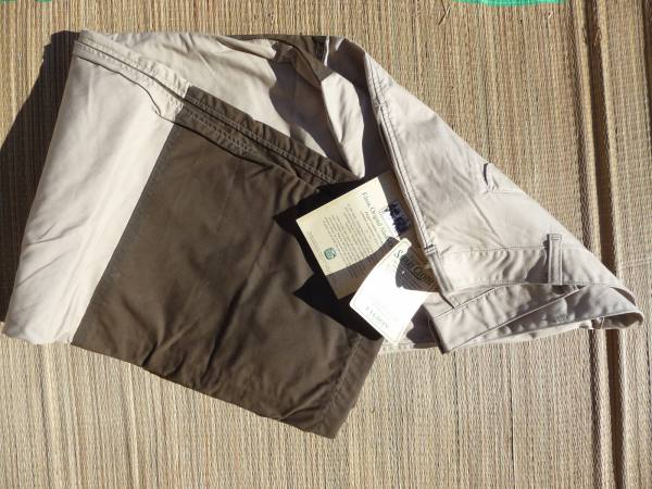 FILSON pantaloni caccia in Safari cloth e Cover cloth oliato