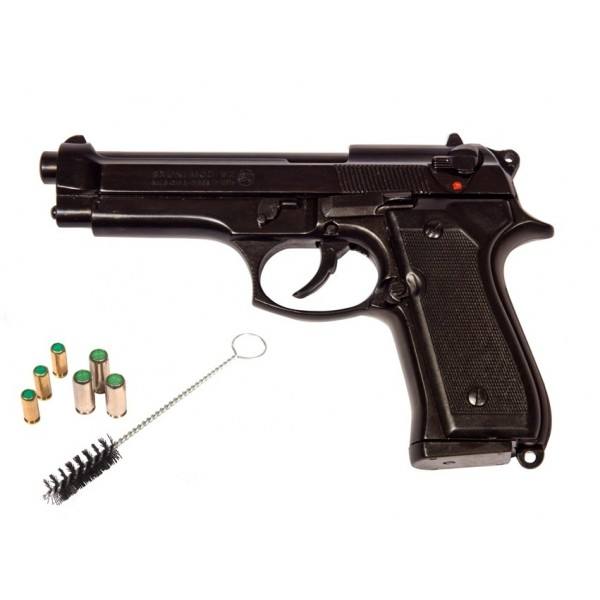 pistola bruni modello 92/98, calibro 9mm pack