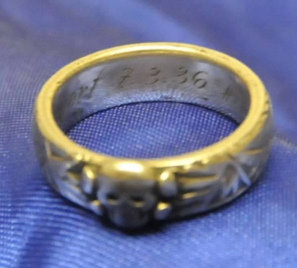 Vendo "SS-Totenkopf H.Himmler Honor ring" originale (7.3.36)