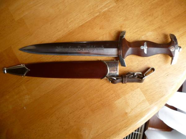 Original German SA Dagger, RZM M7/19 1938. 100% Original.